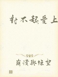 对不起爱上你