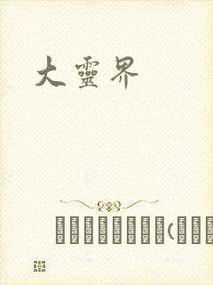 大灵界封面