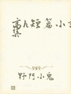 高h短篇小说合集封面