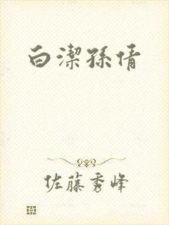 白洁孙倩封面