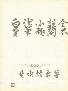白洁小说全文免费笔趣阁不知所措封面
