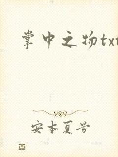 掌中之物txt