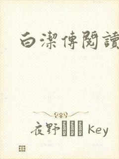 白洁传阅读封面