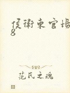 侯卫东官场笔记8