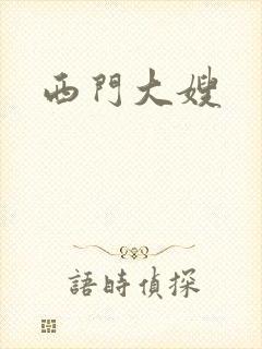 西门大嫂封面
