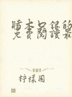 赌木口银的小说免费阅读最新封面