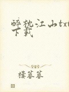 醉枕江山txt下载封面