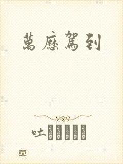 万历驾到封面