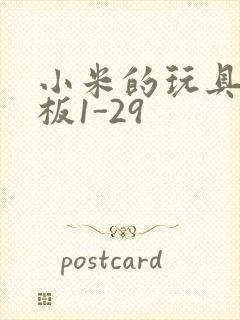 小米的玩具店老板1-29
