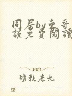 同居by东哥小说免费阅读全文无弹窗