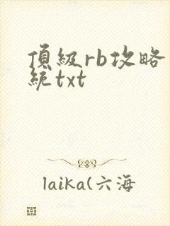 顶级rb攻略系统txt