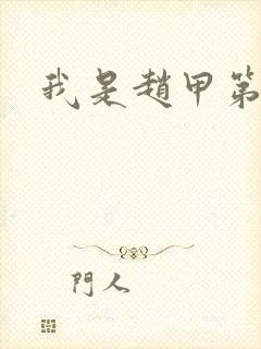 我是赵甲第小说