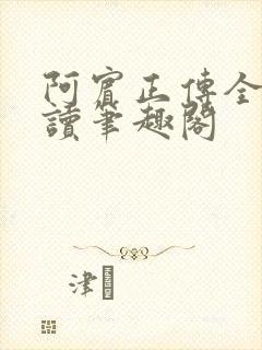 阿宾正传全文阅读笔趣阁