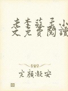 老李苏柔小说全文免费阅读