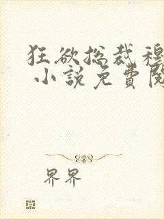 狂欲总裁穆非雪 小说免费阅读