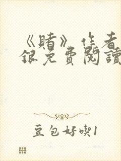 《赌》作者木口银免费阅读封面