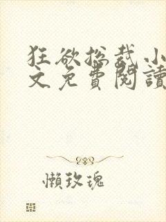 狂欲总裁小说全文免费阅读封面