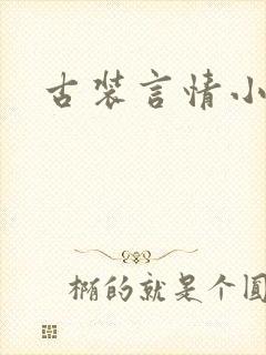 古装言情小说