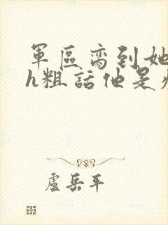 军区脔到她哭hh粗话他是疯批封面
