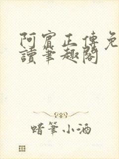 阿宾正传免费阅读笔趣阁