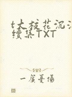 t大校花沉浮录续集TXT