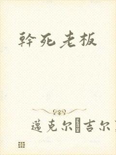 干死老板封面