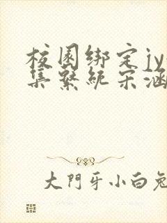 校园绑定jy收集系统宋涵全文免费