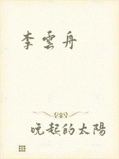 李云舟封面
