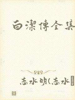 白洁传全集