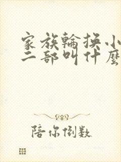 家族轮换小说第二部叫什么名字