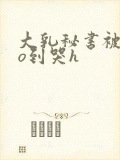 大乳秘书被cao到哭h
