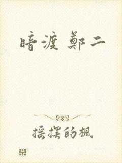 暗渡 郑二封面
