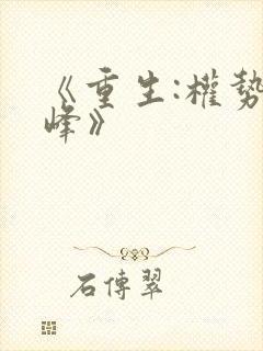 《重生:权势巅峰》