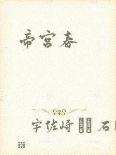 帝宫春封面