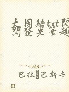 大团结txt闪闪发光笔趣阁