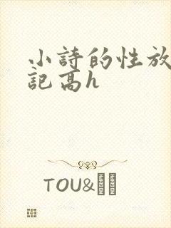 小诗的性放荡日记高h封面