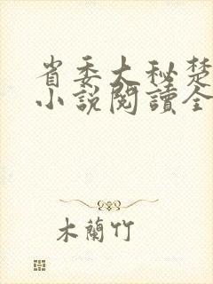 省委大秘楚东恒小说阅读全文