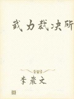 武力裁决所