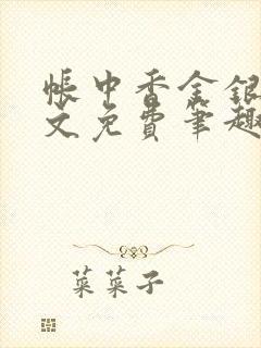 帐中香金银花原文免费笔趣阁封面