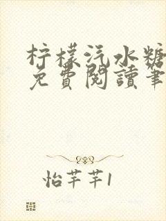 柠檬汽水糖全文免费阅读笔趣阁