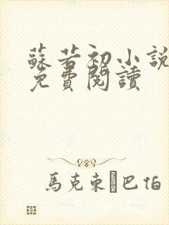 苏若初小说全文免费阅读