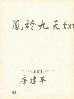 凤于九天txt