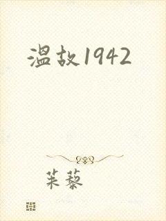 温故1942封面