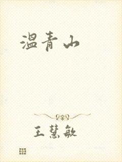 温青山封面
