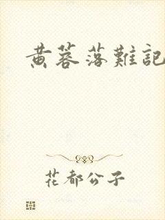 黄蓉落难记封面