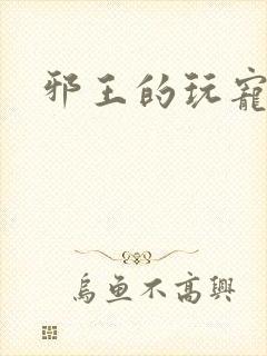 邪王的玩宠封面