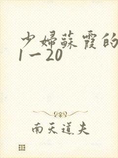少妇苏霞的沉沦1一20