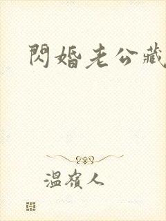 闪婚老公藏不住封面
