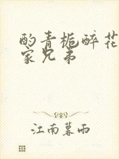 酌青栀醉花阴贺家兄弟