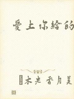 爱上你给的痛